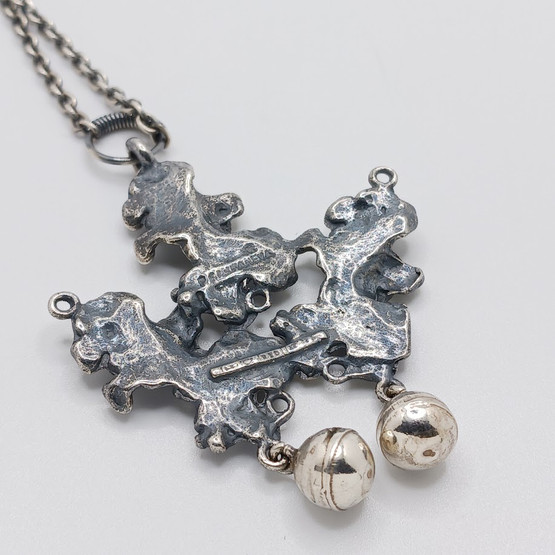 Kaulakoru, Kaarna, design Pentti Sarpaneva, hopeaa