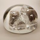 Taidelasi, Rantakivet, sign. Helena Tynell, Riihimäen Lasi Oy