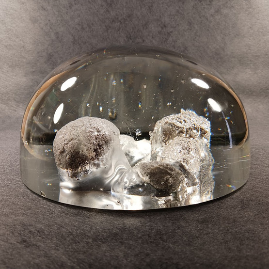 Taidelasi, Rantakivet, sign. Helena Tynell, Riihimäen Lasi Oy