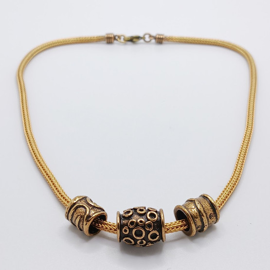 Kaulakoru, verkkoketju, 3 helaa, Kalevala Koru