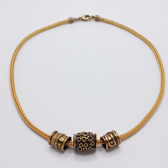 Kaulakoru, verkkoketju, 3 helaa, Kalevala Koru