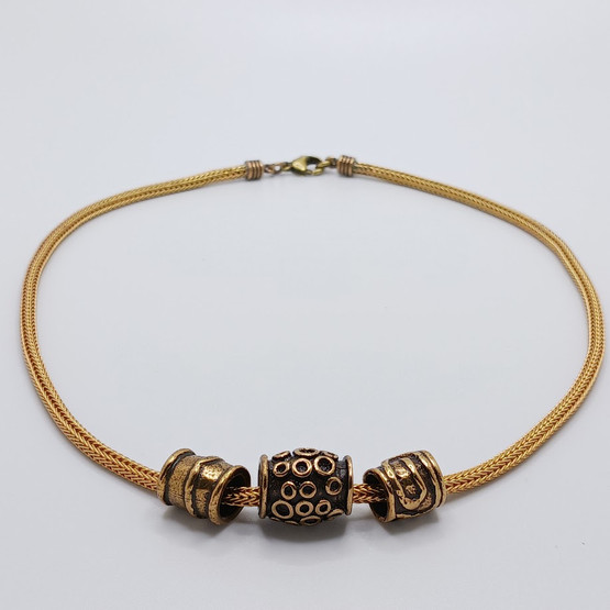 Kaulakoru, verkkoketju, 3 helaa, Kalevala Koru