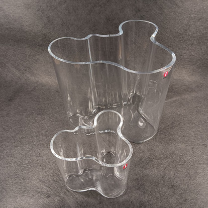 Aalto maljakko 2kpl, kirkas, Iittala