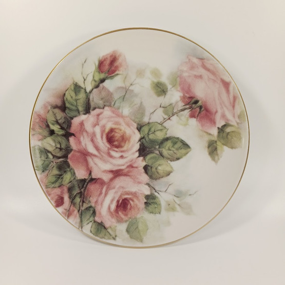 Seinälautanen, Arabia, Romanttinen Puutarha, Ruusu, Ros