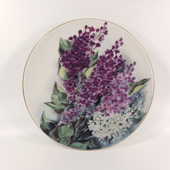 Wall plate, Arabia, Romanttinen Puutarha, Lilac