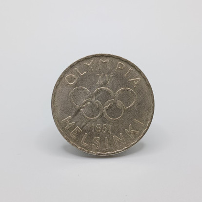 Kolikko, 500 Markkaa, Olympia XV Helsinki 1951, hopeaa