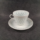 Kahvikuppi, Arabia, riisiposliini, design Friedl Kjellberg