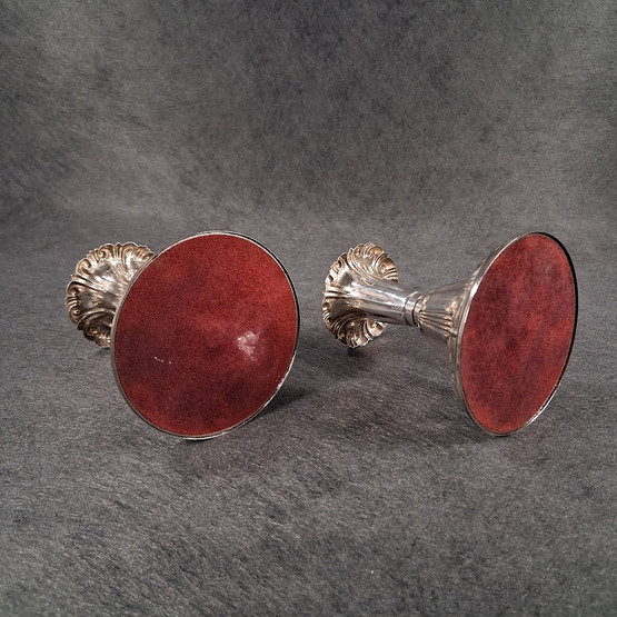 Kynttilänjalka 2kpl, hopeaa