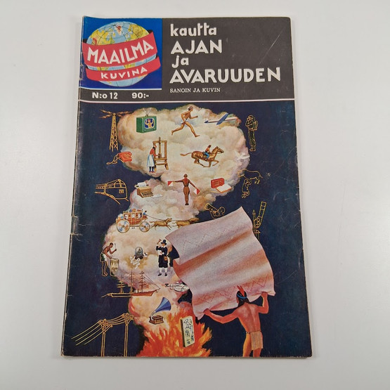 Sarjakuva, Maailma Kuvina, n:o 12, Kautta ajan ja avaruuden