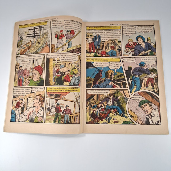 Sarjakuva, Kuvitettuja Klassikkoja n:o 74, Kaksi vuotta keulassa