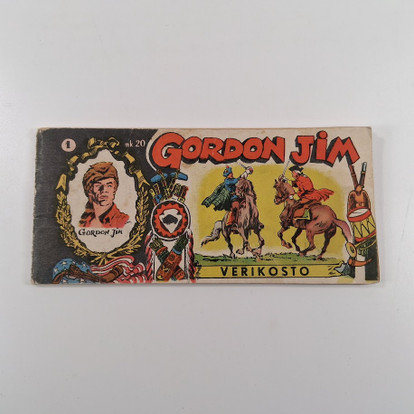 Sarjakuva, Gordon Jim, Verikosto, nro 1/1953