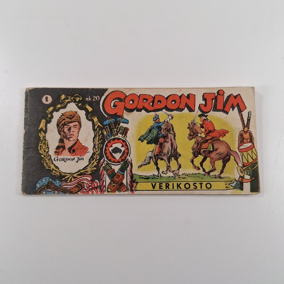 Sarjakuva, Gordon Jim, Verikosto, nro 1/1953