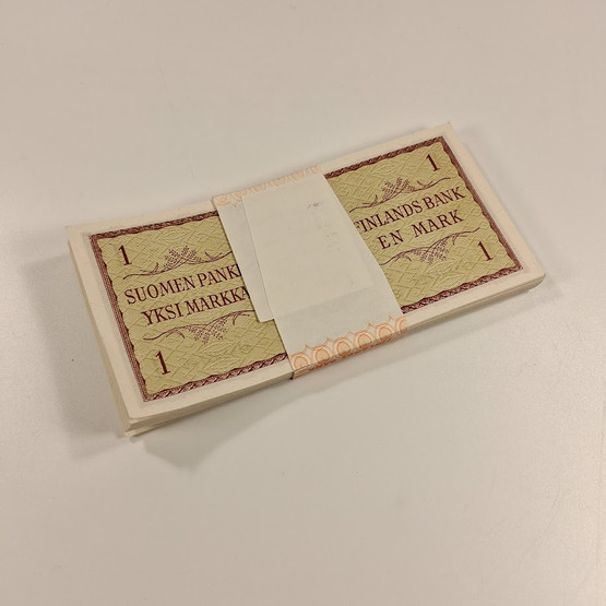 Setelinippu, 100kpl 1 markan seteleitä