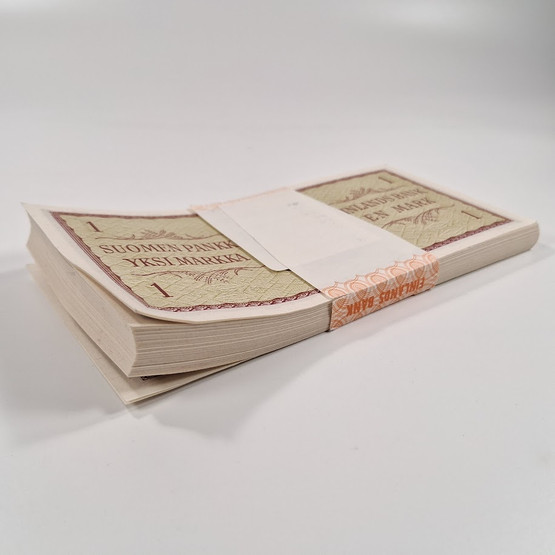 Setelinippu, 100kpl 1 markan seteleitä