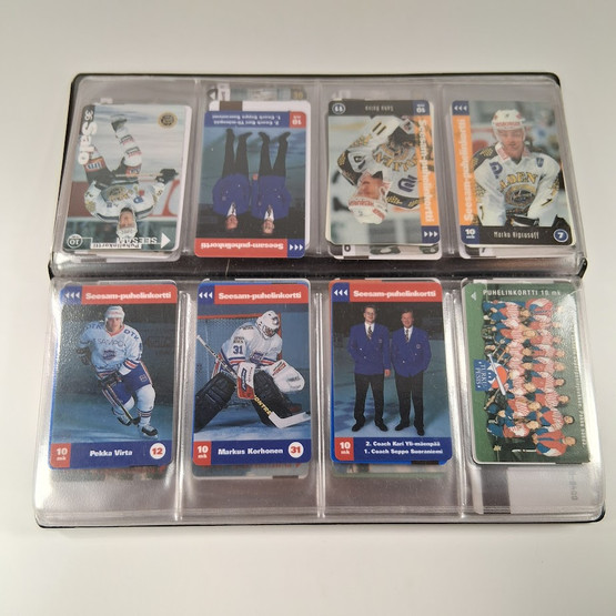 Keräilypuhelinkortteja 95kpl, TPS, TUTO, Silja Line ym.