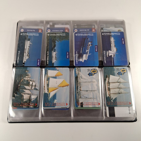 Keräilypuhelinkortteja 95kpl, TPS, TUTO, Silja Line ym.