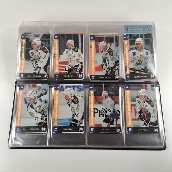 Keräilypuhelinkortteja 95kpl, TPS, TUTO, Silja Line ym.