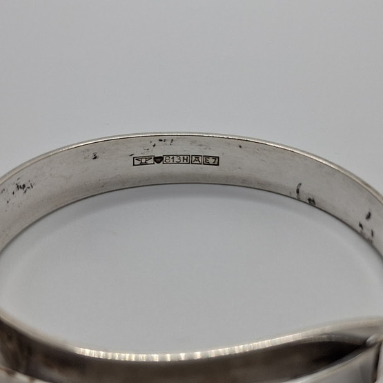 Rannekoru, Kupittaan kulta, design Elis Kauppi, hopeaa