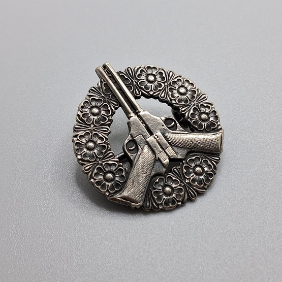 Ampumamerkki, pistooli, hopeaa v. 1927