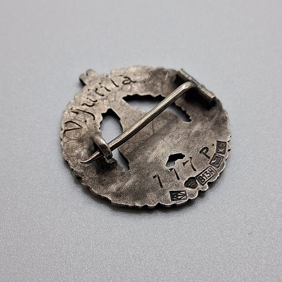 Ampumamerkki, pistooli, hopeaa v. 1927