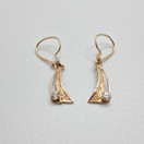 Korvakorut, 14k kultaa