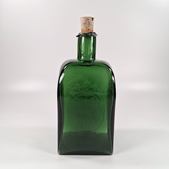 Koristepullo, Nuutajärvi, TMM 1993, sign. Oiva Toikka