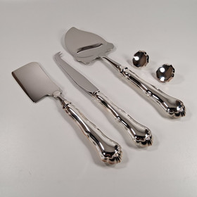 Juustosetti, Chippendale, hopeaa