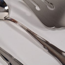 Kakkuottimet + 6kpl lusikka, Chippendale, hopeaa