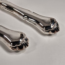 Kakkuottimet + 6kpl lusikka, Chippendale, hopeaa