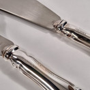 Kakkuottimet + 6kpl lusikka, Chippendale, hopeaa