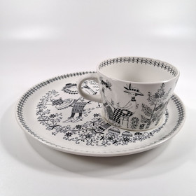 Aamiaissetti, Emilia, Arabia, design Raija Uosikkinen