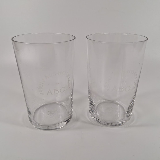 Keräilylasi 2kpl, Järnvägshotellet Åbo