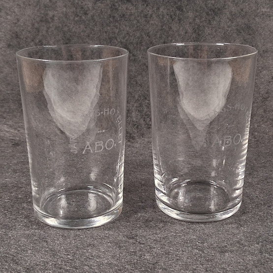 Keräilylasi 2kpl, Järnvägshotellet Åbo