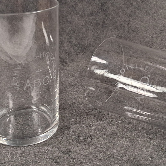 Keräilylasi 2kpl, Järnvägshotellet Åbo