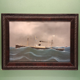 Taulu, S/S Finland Trader, sign. Roberto