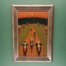 Taulu, Motoristit matkalla, sign. Jarkko Peltonen v. 2006