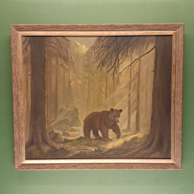 Taulu, Karhuaihe, sign. Mika Anttila 1992