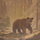 Taulu, Karhuaihe, sign. Mika Anttila 1992