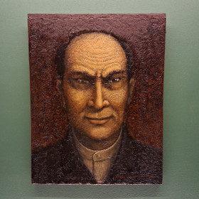 Taulu, Seppä, sign. Veikko Laukkanen 1974