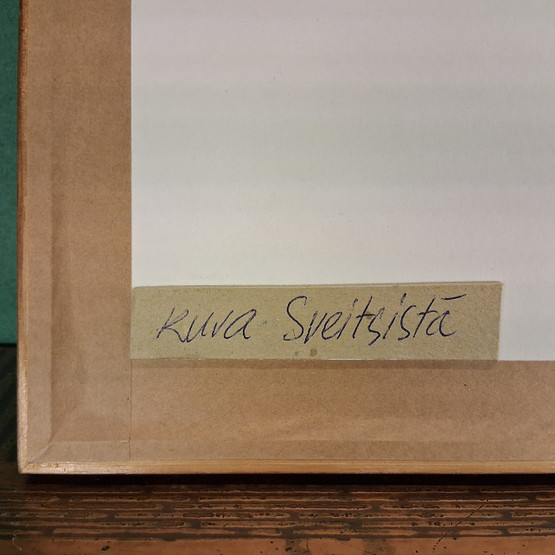 Taulu, Kuva Sveitsistä, sign. Tapio Kinnunen -79