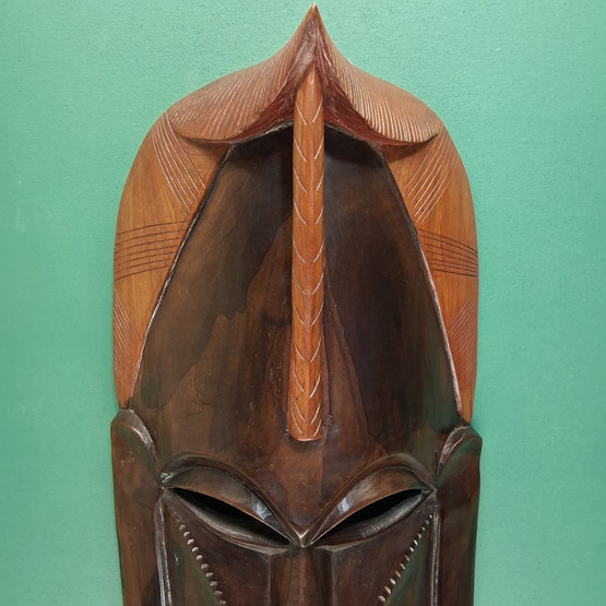 Wall decoration, mask, wooden