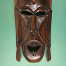 Wall decoration, mask, wooden