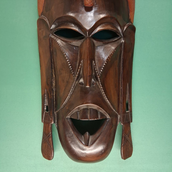 Wall decoration, mask, wooden
