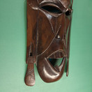 Wall decoration, mask, wooden