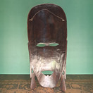 Wall decoration, mask, wooden