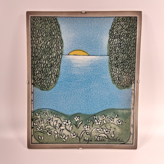 Decorative tile, Summer, Arabia, Heljä Liukko-Sundström
