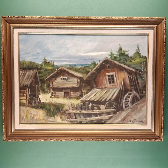Painting, sign. P. Pylkkönen -89