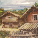 Painting, sign. P. Pylkkönen -89