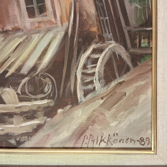 Painting, sign. P. Pylkkönen -89