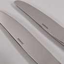 Aterinsetti, 2kpl haarukka ja 2kpl veitsi, Chippendale, hopeaa